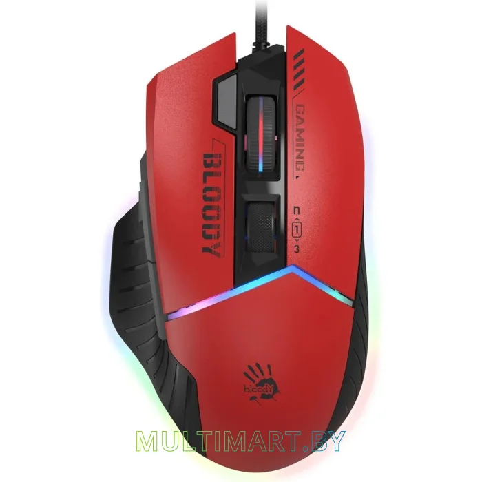 Игровая мышь A4Tech Bloody W95 Max Sports (красный/черный)